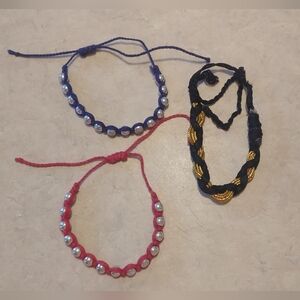 Set of 3 Friendship Bracelets